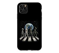 Funny Four Alien Species UFO Disclosure Cosmic Space Walk Case for iPhone 11 Pro Max