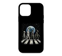 Funny Four Alien Species UFO Disclosure Cosmic Space Walk Case for iPhone 12 mini