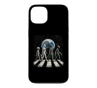 Funny Four Alien Species UFO Disclosure Cosmic Space Walk Case for iPhone 13