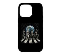 Funny Four Alien Species UFO Disclosure Cosmic Space Walk Case for iPhone 14 Pro Max