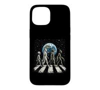 Funny Four Alien Species UFO Disclosure Cosmic Space Walk Case for iPhone 15