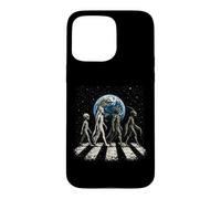 Funny Four Alien Species UFO Disclosure Cosmic Space Walk Case for iPhone 15 Pro Max