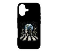 Funny Four Alien Species UFO Disclosure Cosmic Space Walk Case for iPhone 17