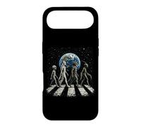 Funny Four Alien Species UFO Disclosure Cosmic Space Walk Case for iPhone Air