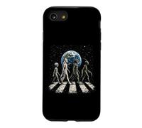 Funny Four Alien Species UFO Disclosure Cosmic Space Walk Case for iPhone SE (2020) / 7/8