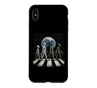 Funny Four Alien Species UFO Disclosure Cosmic Space Walk Case for iPhone XS Max