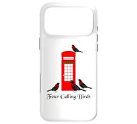 Funny Four Calling Birds Twelve Days Of Christmas Case for iPhone 17 Pro Max