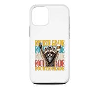Funny Fourth Grade Teacher Feral Raccoon Back to School Case for iPhone 12/12 Pro