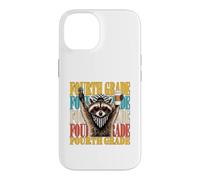 Funny Fourth Grade Teacher Feral Raccoon Back to School Case for iPhone 14