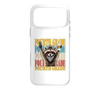 Funny Fourth Grade Teacher Feral Raccoon Back to School Case for iPhone 17 Pro Max