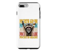Funny Fourth Grade Teacher Feral Raccoon Back to School Case for iPhone 7 Plus/8 Plus