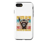 Funny Fourth Grade Teacher Feral Raccoon Back to School Case for iPhone SE (2020) / 7/8