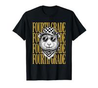 Funny Fourth Grade Teacher Guinea Pig Back to School Student Value Graphic T-Shirt