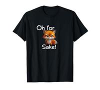 Funny Fox cute foxy gift gamekeeper lady gent retirement T-Shirt