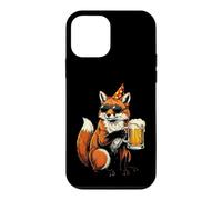 Funny Fox Party Animal Beer & Sunglasses Birthday Case for iPhone 12 mini