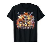 Funny Fox Playing Guitar Rock and Roll for Men Women Kid T-Shirt
