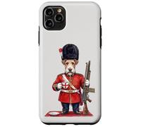 Funny Fox Terrier Dog London King's Guard England Flag Case for iPhone 11 Pro Max