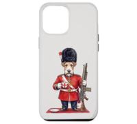 Funny Fox Terrier Dog London King's Guard England Flag Case for iPhone 12 Pro Max