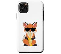 Funny Fox Wearing Sunglasses Playing Trumpet Case for iPhone 11 Pro Max