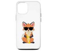 Funny Fox Wearing Sunglasses Playing Trumpet Case for iPhone 12/12 Pro