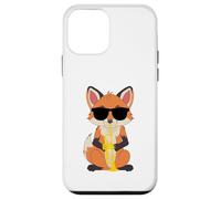 Funny Fox Wearing Sunglasses Playing Trumpet Case for iPhone 12 mini