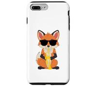 Funny Fox Wearing Sunglasses Playing Trumpet Case for iPhone 7 Plus/8 Plus