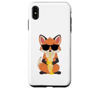 Funny Fox Wearing Sunglasses Playing Trumpet Case for iPhone XS Max