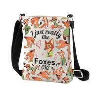 Funny Foxes Crossbody Purse Cartoon Fox Lover Gifts Nick Fans Gift Foxes Small Crossbody Bag I Just Really Like Foxes Ok, 2578 Fox Crossbody