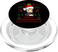 Funny Franklin President Pierce Christmas Parody Holiday PopSockets PopGrip for MagSafe