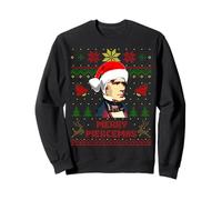 Funny Franklin President Pierce Christmas Parody Holiday Sweatshirt