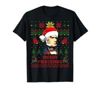Funny Franklin President Pierce Christmas Parody Holiday T-Shirt