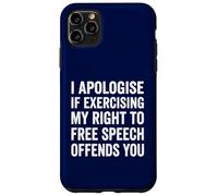 Funny Free Speech First Amendment Rights Freedom Right Case for iPhone 11 Pro Max