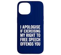 Funny Free Speech First Amendment Rights Freedom Right Case for iPhone 15