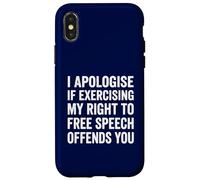 Funny Free Speech First Amendment Rights Freedom Right Case for iPhone X/XS