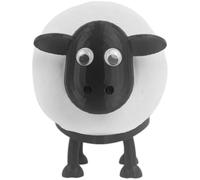 Funny Free Standing Sheep Toilet Paper Holder Set, 3D Printed Black Sheep Loo Roll Holder, Cute Bathroom Storage for Shelf, Table, Counter & Floor