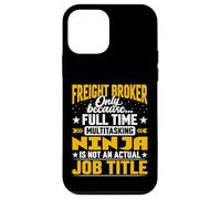 Funny Freight Broker Customs Broker C&F Agent Job Title Case for iPhone 12 mini
