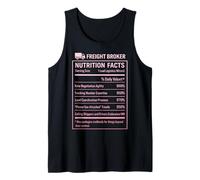 Funny Freight Broker Logistics Tank Top