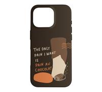 Funny French Bread Bakery Pastry Chocolate Lover Case for iPhone 16 Pro