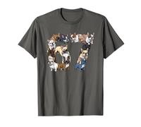Funny French Bulldog Cartoon 6 7 Meme Six Seven Love Dog Mom T-Shirt
