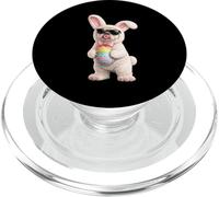 Funny French Bulldog Easter Bunny Dog PopSockets PopGrip for MagSafe