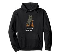Funny French Bulldog Outta My Way Cool Dog Pullover Hoodie