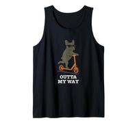 Funny French Bulldog Outta My Way Cool Dog Tank Top