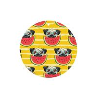 Funny French Bullfighting Watermelon Printing 10 Pcs Car Air Fresheners Cards For Scented Hanging Sheets For Bathroom With Rope