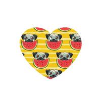 Funny French Bullfighting Watermelon Printing 10 Pcs Car Air Fresheners Cards For Scented Hanging Sheets For Bathroom With Rope