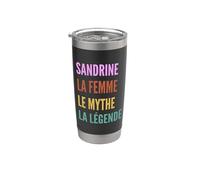 Funny French First Name Design - Sandrine Stainless Steel Insulated Tumbler