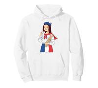 Funny French Mona Lisa Pullover Hoodie