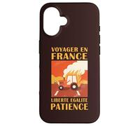 Funny French Road Trip Be Patient on the Highway Case for iPhone 16