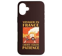 Funny French Road Trip Be Patient on the Highway Case for iPhone 16 Plus