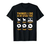 Funny Frengle Dog Things I Do In My Spare Time T-Shirt