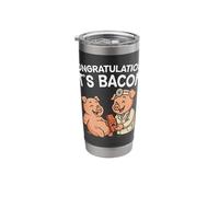 Funny Fried Egg and Bacon Stainless Steel Insulated Tumbler